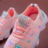 Kids Luminous Shoes; Children's LED Sneakers For Girls Toddler