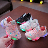 Kids Luminous Shoes; Children's LED Sneakers For Girls Toddler