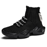 Plus Size High Top Massive Sports Sock Boot Men Sock Sneakers Men's Running Sport Shoes