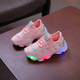 Kids Luminous Shoes; Children's LED Sneakers For Girls Toddler