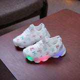 Kids Luminous Shoes; Children's LED Sneakers For Girls Toddler