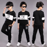 Boys' Tracksuit Sweatshirt: Tops+Pants Set