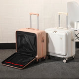 18 Inch Trolley Travel Suitcase (Carry on) with Boarding Case and Mini Password Box Suitcase - Universal Wheel Rolling Luggage Bag