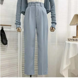 Fashion Elastic High Waist Pants Women 2023 .