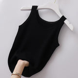 Summer Knit Vest Top / Sexy Sleeveless / Women Camisole / Plus Size Slim Tank Top