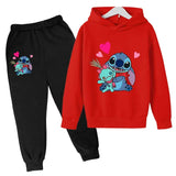 Stitch Hoodies Pants and Hoodie Set for Boys and Girls