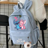 Cute Disney Lilo Stitch Backpack for Girl Boy Student