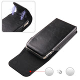 6.1"-7.2" High Grade Crazy Horse Vertical Waist Phone Bag .