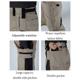 Men's Cargo Pants Multi Pockets Work Trousers Casual Tactical Pants Male .