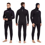 HOT 5MM SCR Neoprene Wetsuit Men Tops Pants Diving Suit Equipment Underwater