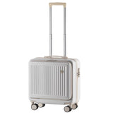 18 Inch Trolley Travel Suitcase (Carry on) with Boarding Case and Mini Password Box Suitcase - Universal Wheel Rolling Luggage Bag