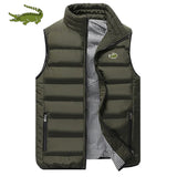 Men's Autumn and Winter High Quality Brand Cotton Tank Top Jacket.