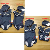 Kids Solid Swimwear Sets 2024 Summer Brand Baby Girls Swimsuits