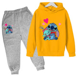 Stitch Hoodies Pants and Hoodie Set for Boys and Girls