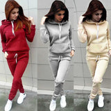 Women Casual Hoodies Sweatshirt and Pants