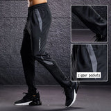 Men's Sports'/Running Pants With Zipper Pockets