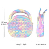 Pop Purse Silicone Sensory Push Pop Bubble Bag Crossbody Bag