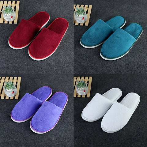 Women Indoor Warm Furry Slippers