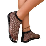 Fishing Net Sandals  with Flat Bottom Footwear