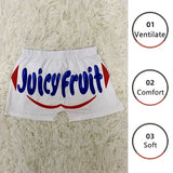 Women Shorts Sleep Bottoms Pajamas Boxers White S M L Painted Design .