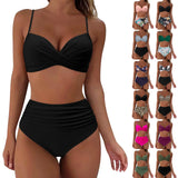 2023 Womens Sexy Push Up Bikini Set High Waisted Two Piece Swimsuit