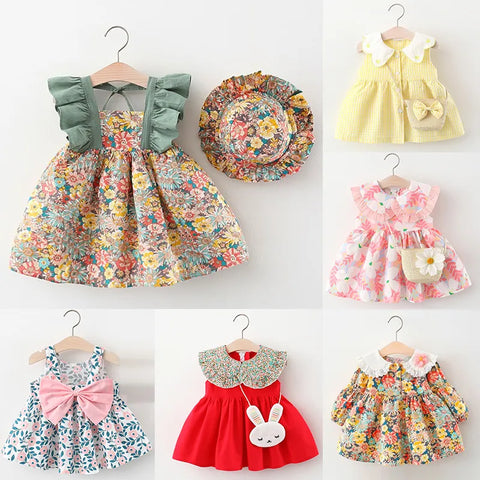 Baby Girl Casual Flower Dresses