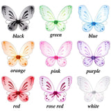 Girls Butterfly Fairy Wings; Fairy Costume Accessories