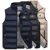 Men's Autumn and Winter High Quality Brand Cotton Tank Top Jacket.