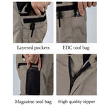 Men's Cargo Pants Multi Pockets Work Trousers Casual Tactical Pants Male .