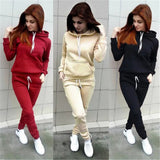 Women Casual Hoodies Sweatshirt and Pants